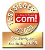Testsieger in com!