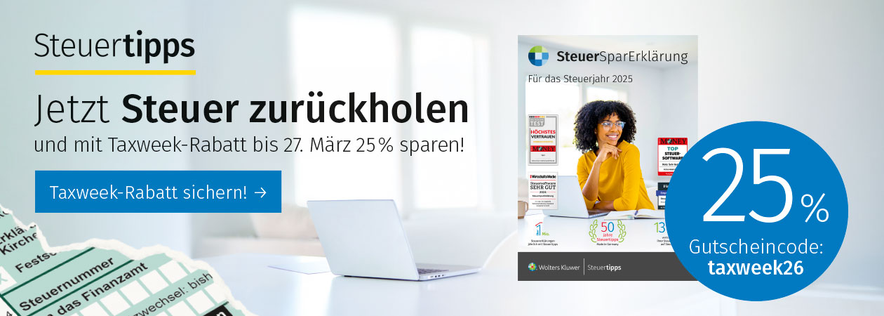 Steuertipps Banner - Steuersparerklärung