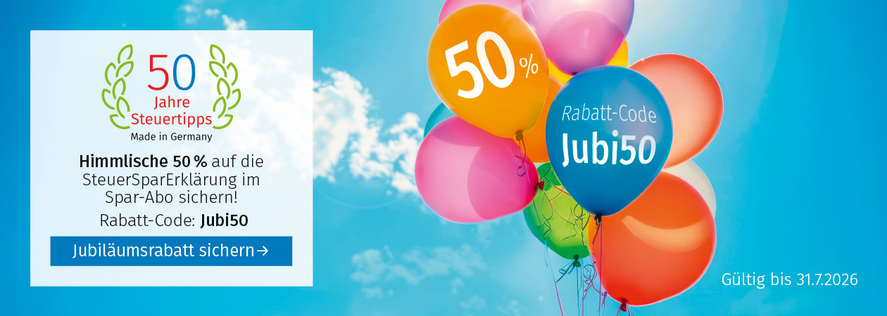 Steuertipps Banner - Steuersparerklärung